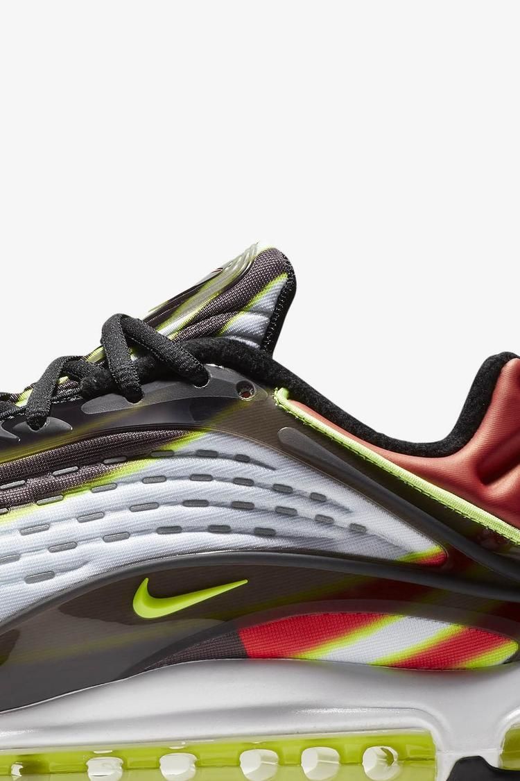 Nike Air Max Deluxe 'Black & Habanero Red & White & Volt' Release Date Nike Air Max Deluxe 'Black & Habanero Red & White & Volt' Release Date