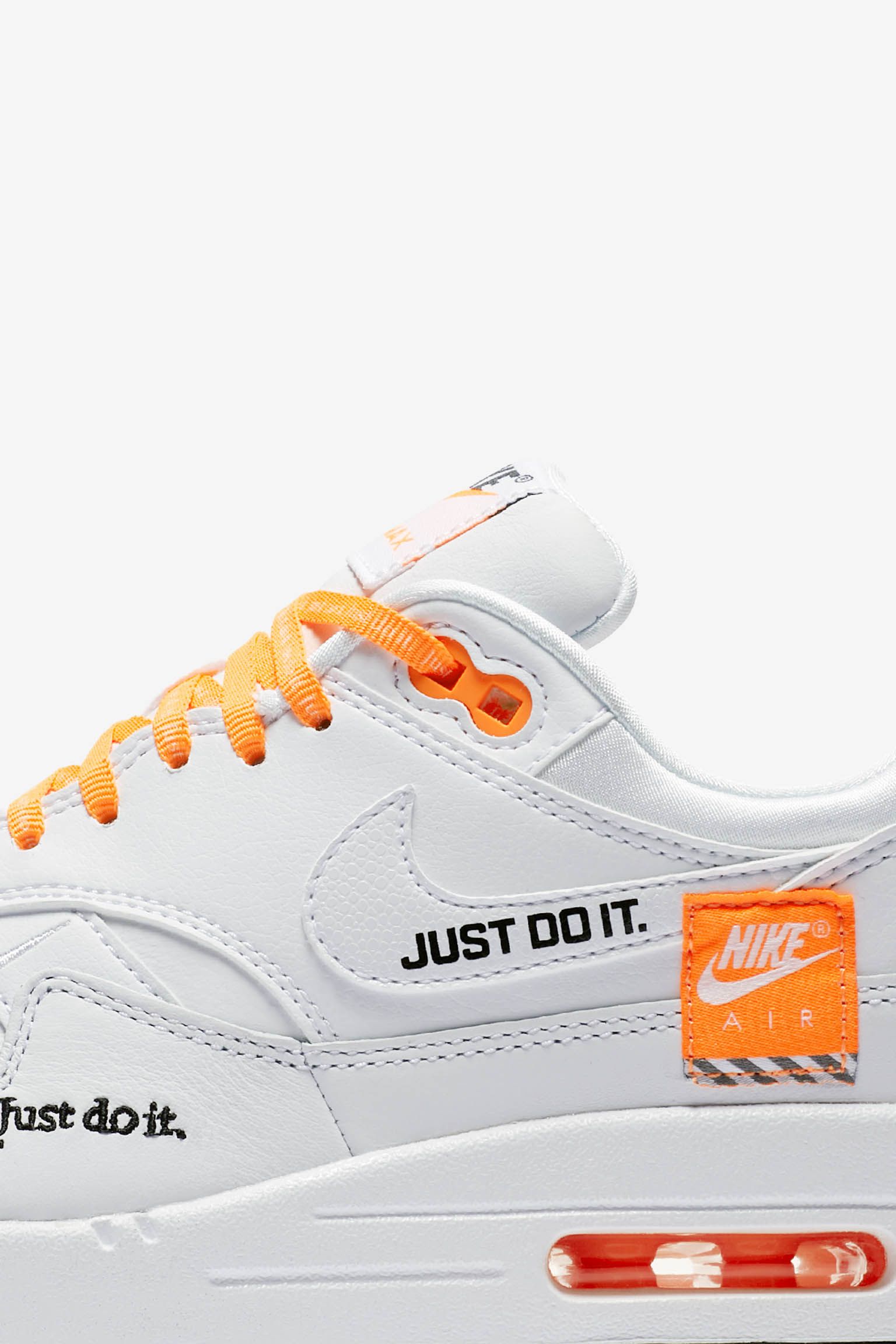 Nike Air Max 1 Just Do It Collection 'White & Total Orange' Release Date Nike Air Max 1 Just Do It Collection 'White & Total Orange' Release Date