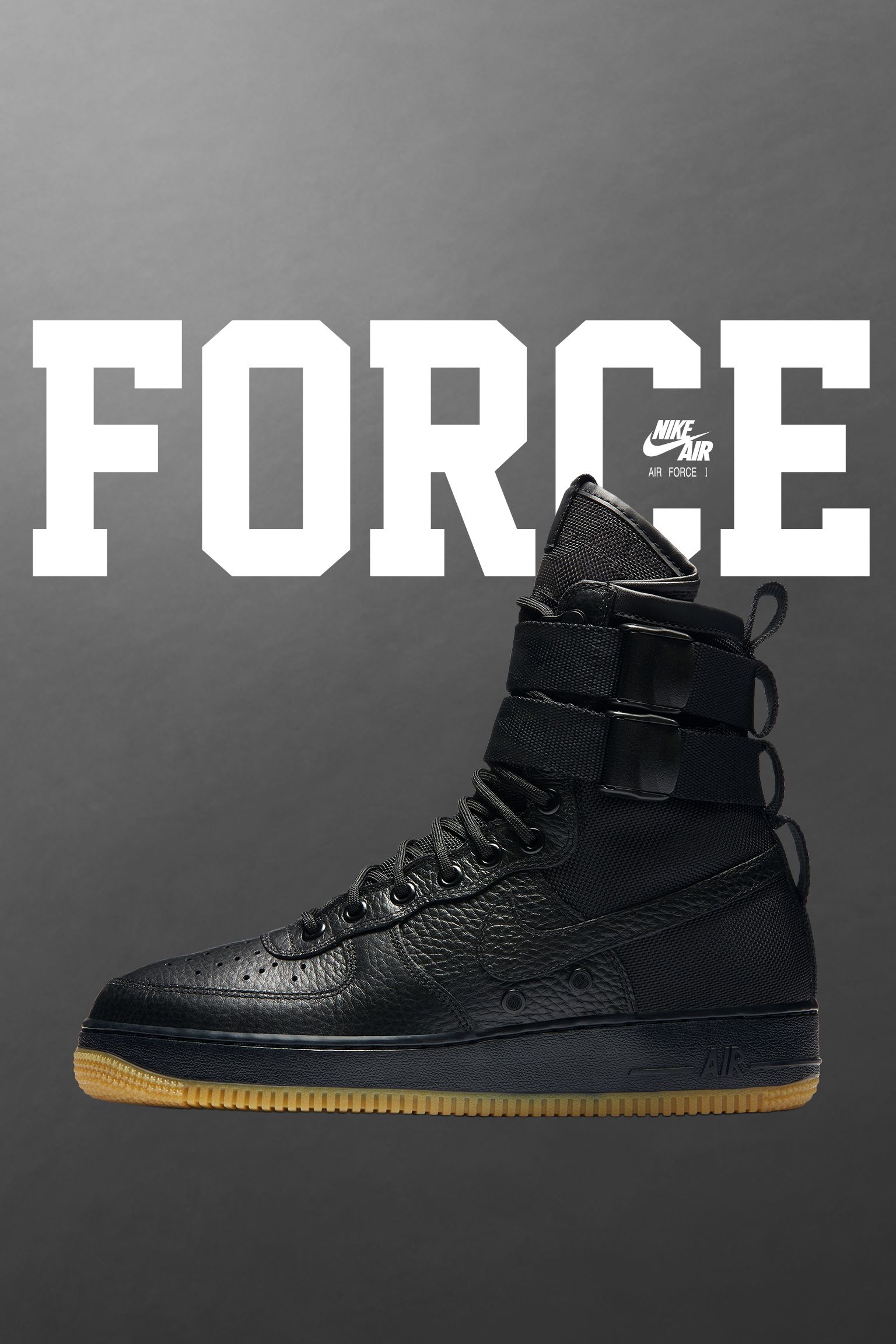 Nike SF AF1 'Black & Gum' Nike SF AF1 'Black & Gum'