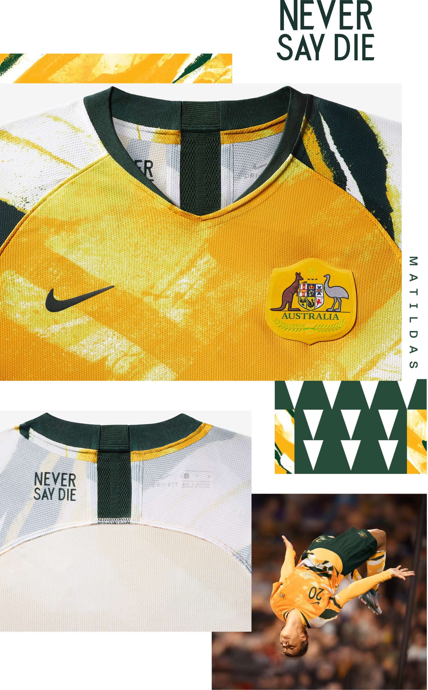 Australia 2019 Stadium Home Jersey Australia 2019 Stadium Home Jersey