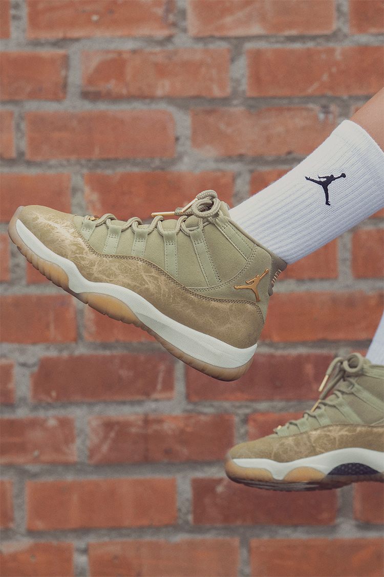 Women's Air Jordan 11 'Neutral Olive & Sail & Gum Light Brown' Release Date Women's Air Jordan 11 'Neutral Olive & Sail & Gum Light Brown' Release Date