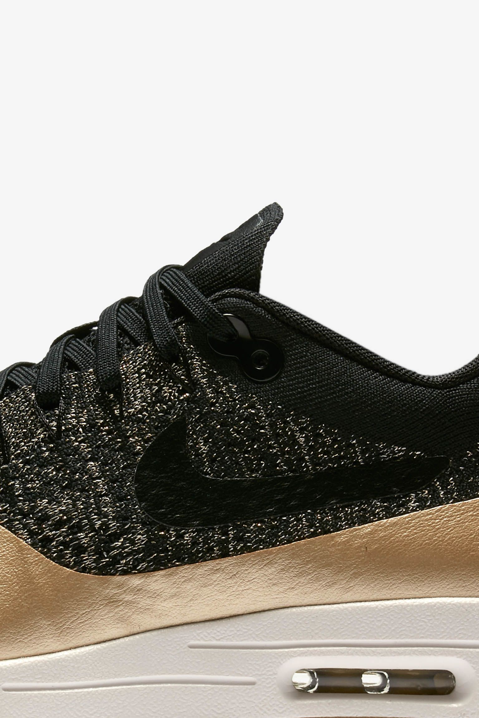 Buty damskie Nike Air Max 1 Ultra 2.0 Flyknit Metallic „Black & Metallic Gold” Buty damskie Nike Air Max 1 Ultra 2.0 Flyknit Metallic „Black & Metallic Gold”