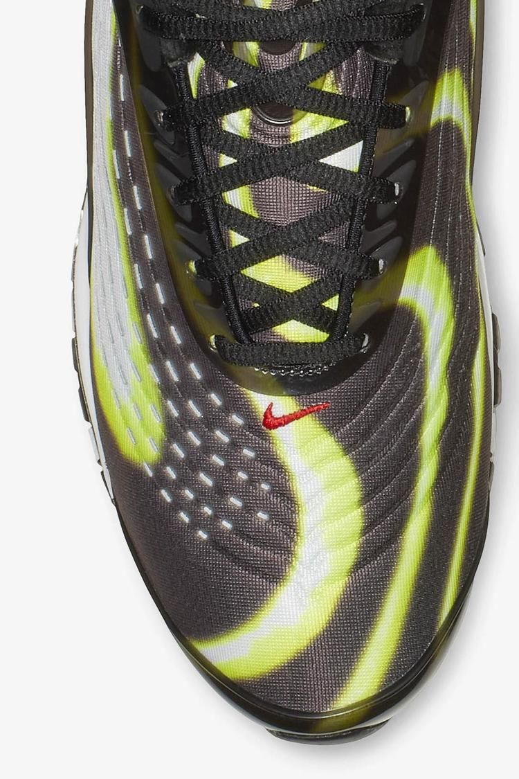 Nike Air Max Deluxe 'Black & Habanero Red & White & Volt' Release Date Nike Air Max Deluxe 'Black & Habanero Red & White & Volt' Release Date