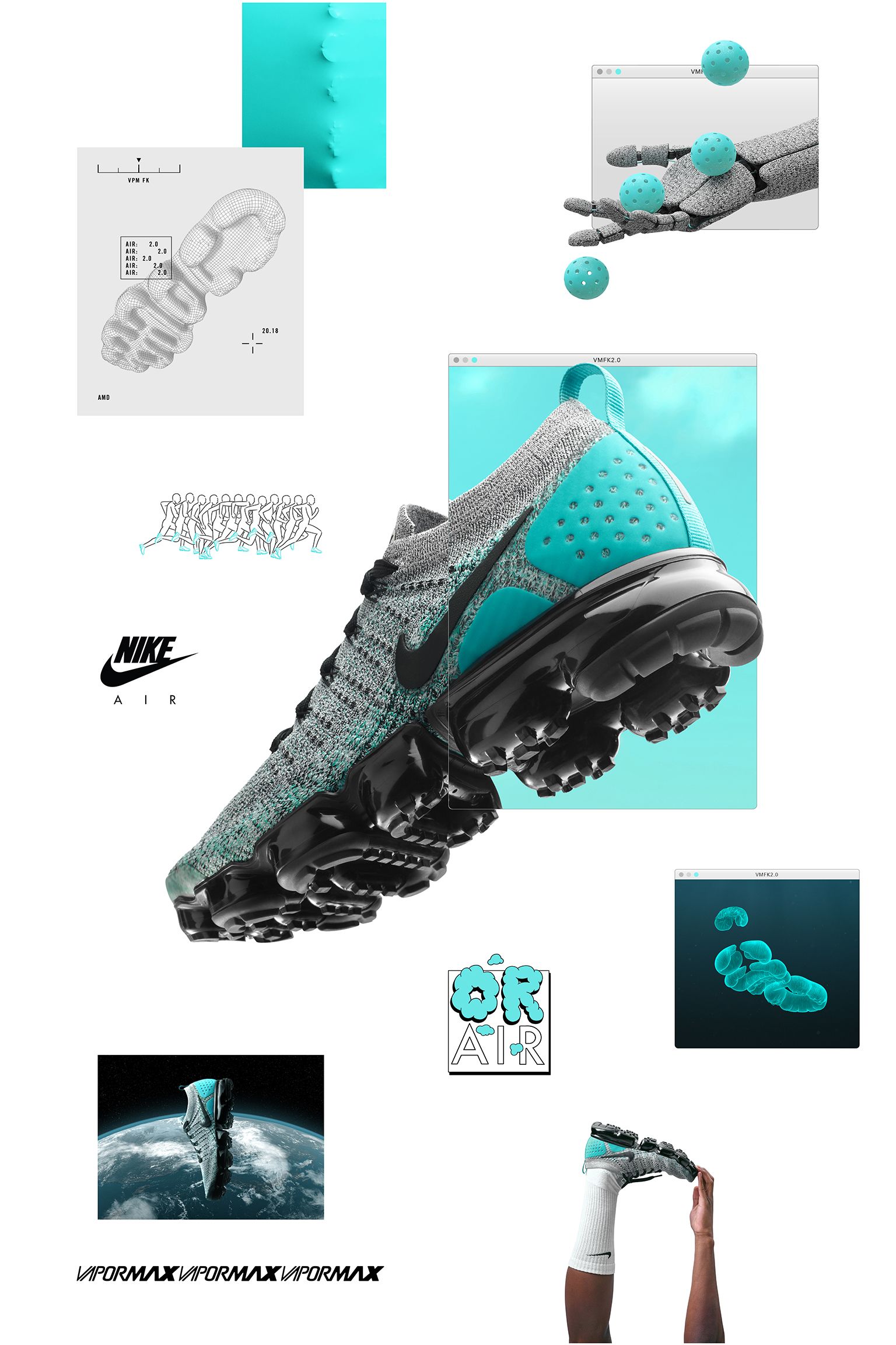 Nike Air Vapormax Flyknit 2 'Dusty Cactus & Hyper Jade' Release Date Nike Air Vapormax Flyknit 2 'Dusty Cactus & Hyper Jade' Release Date