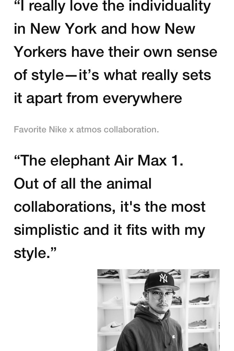 Talking Shop: atmos. Talking Shop: atmos.