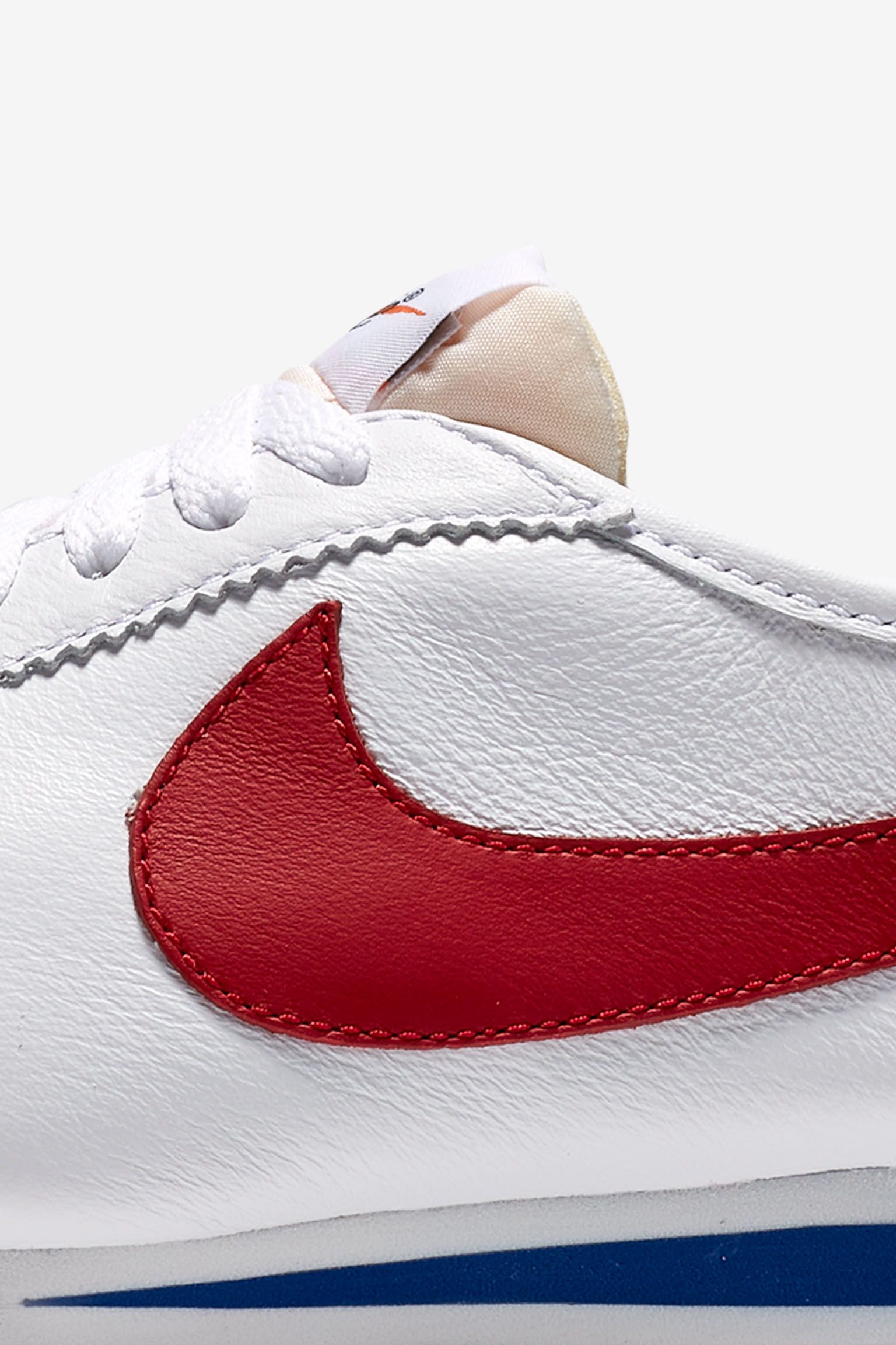 cortez shoes white and red