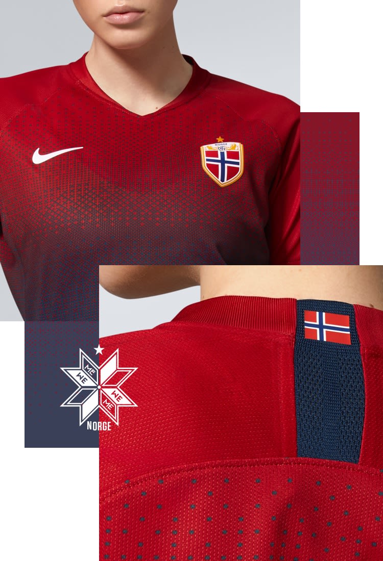 2019 Norway National Team Stadium Home Jersey 2019 Norway National Team Stadium Home Jersey