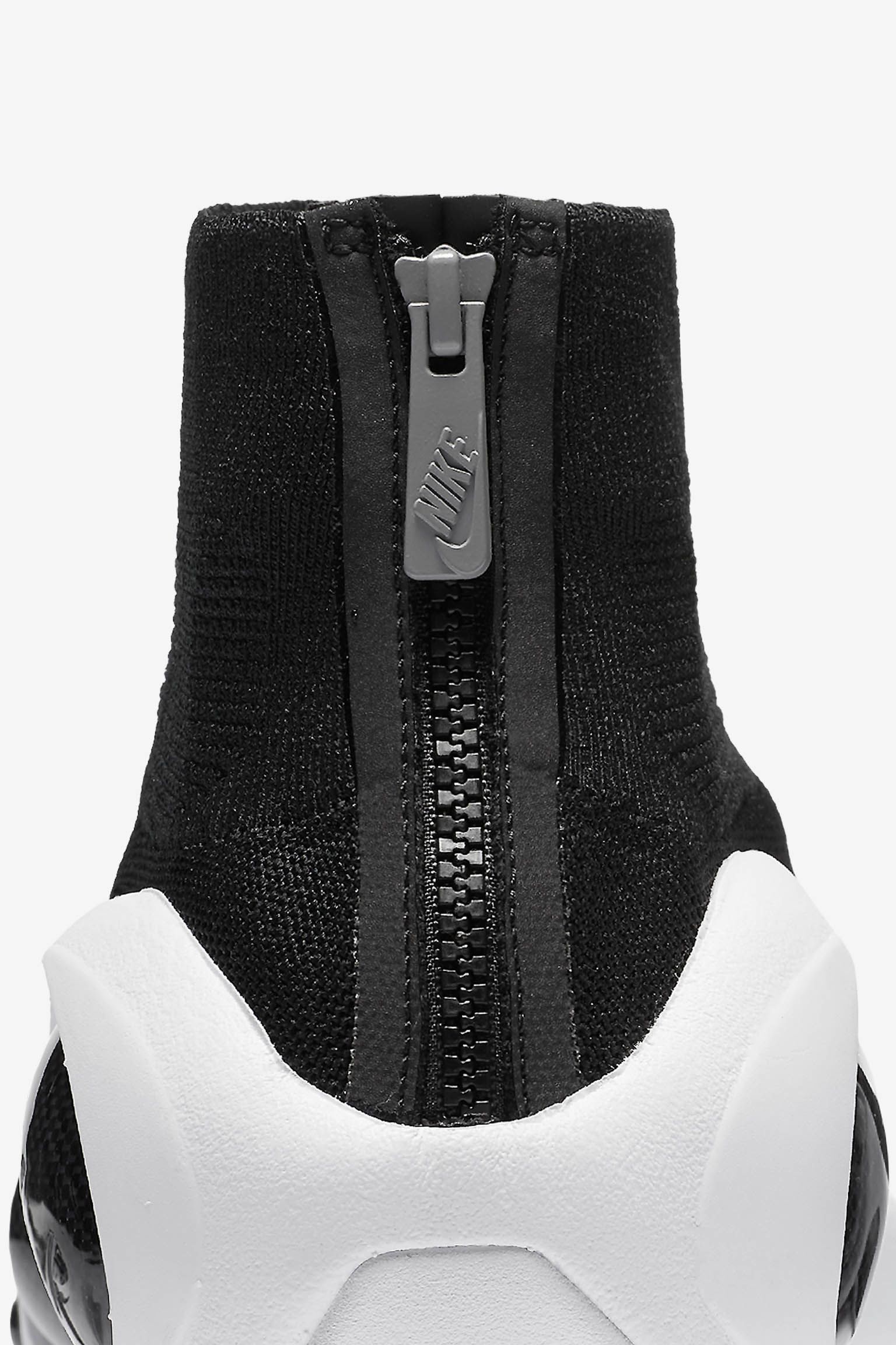 nike flight bonafide black white