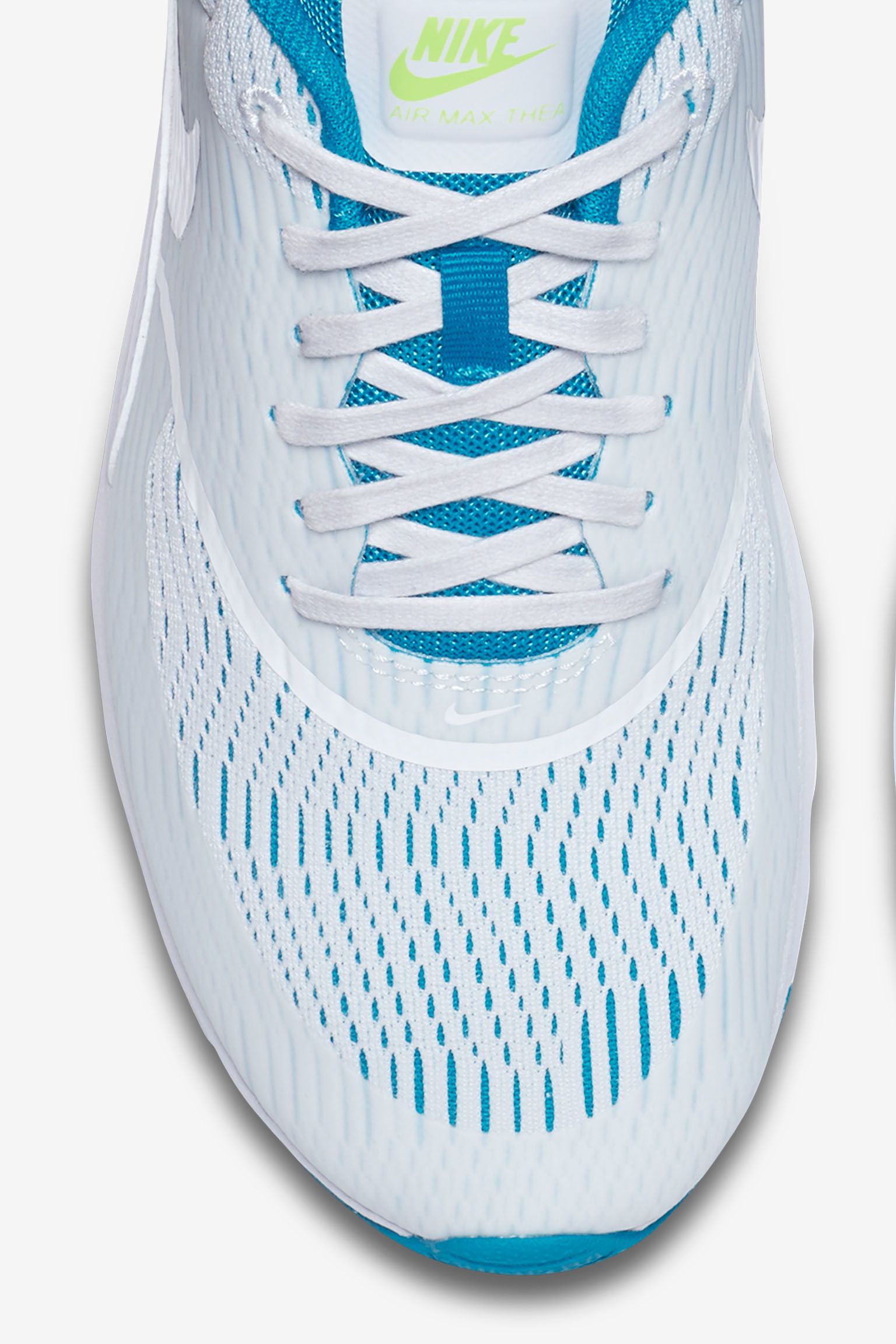 Women's Air Max Thea 'White & Blue Lagoon' Women's Air Max Thea 'White & Blue Lagoon'