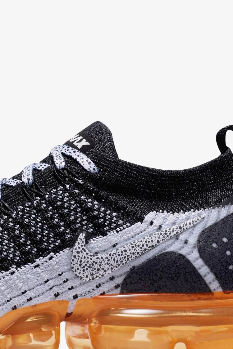 Nike Air Vapormax Flyknit 2 'Black & White & Total Orange' Release Date Nike Air Vapormax Flyknit 2 'Black & White & Total Orange' Release Date
