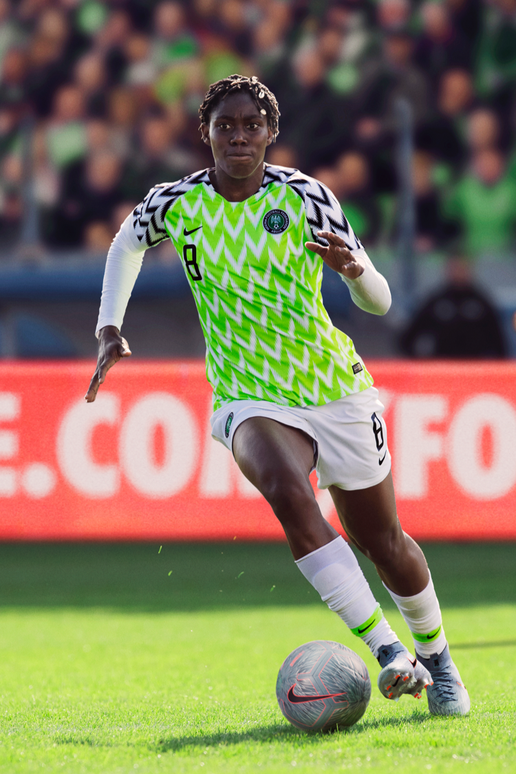 Nigeria Women’s Football Federation 2019 Stadium Home Jersey Nigeria Women’s Football Federation 2019 Stadium Home Jersey