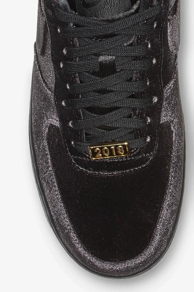 Nike Air Force 1 Velvet 'Black & White' Release Date Nike Air Force 1 Velvet 'Black & White' Release Date