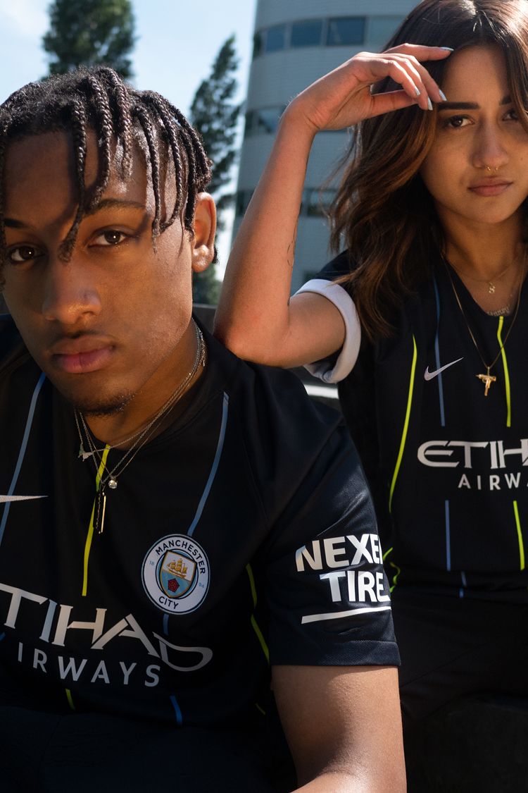 Manchester City 2018/19 Stadium Away Jersey Manchester City 2018/19 Stadium Away Jersey