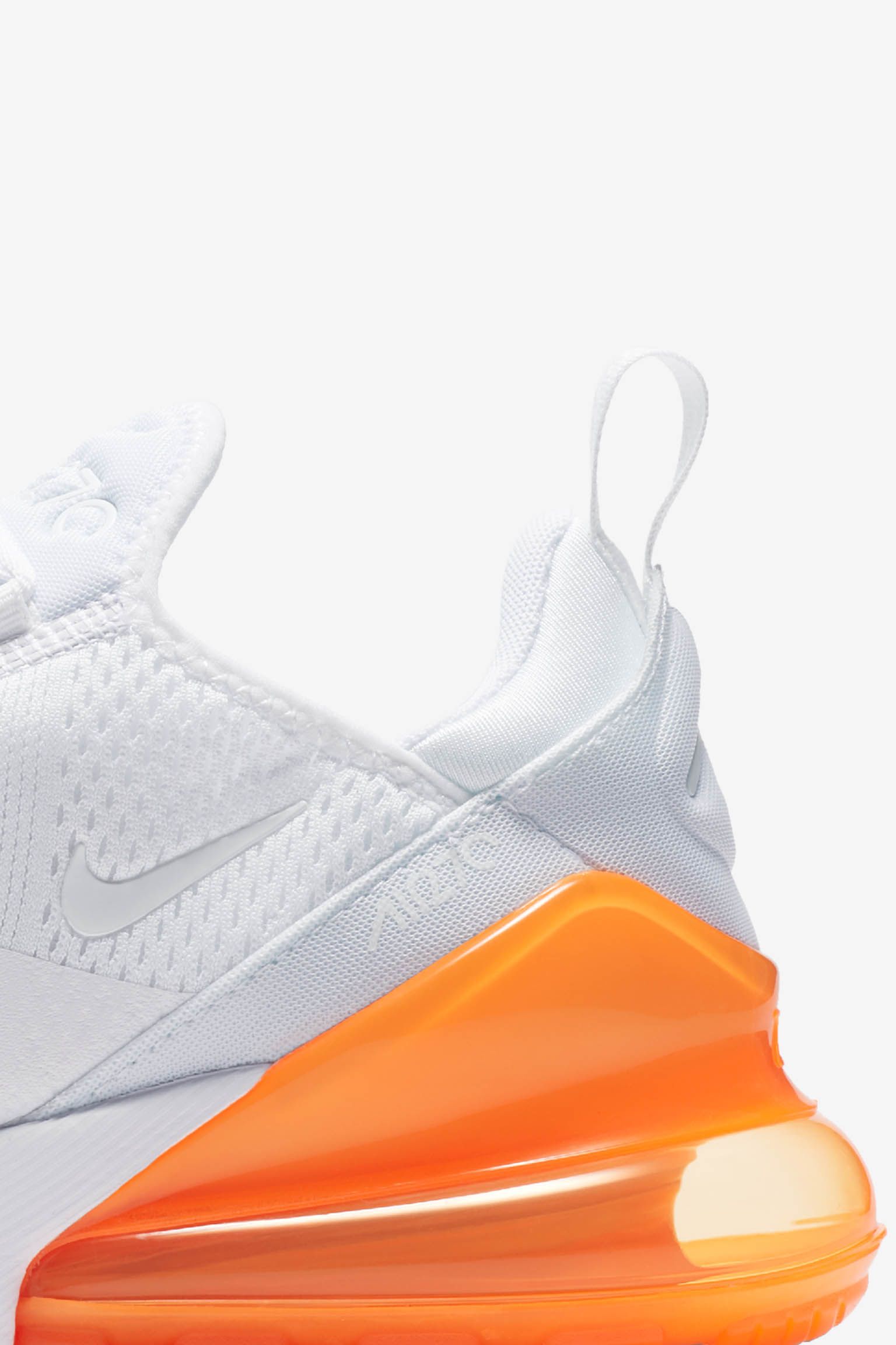 Nike Air Max 270 White Pack Total Orange Release Date Nike⁠ Launch Gb