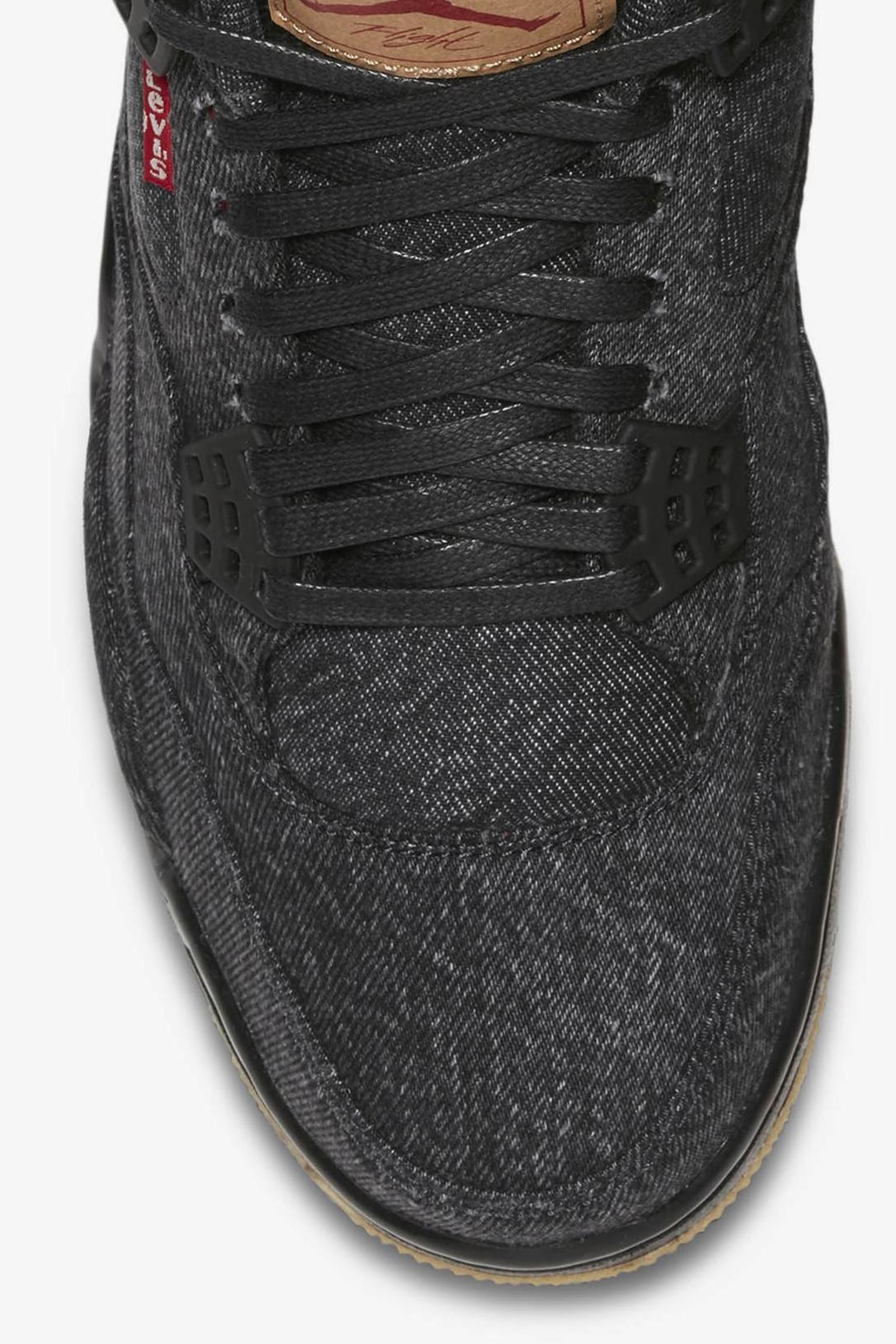 Air Jordan 4 Levis 'Triple Black' Release Date Air Jordan 4 Levis 'Triple Black' Release Date
