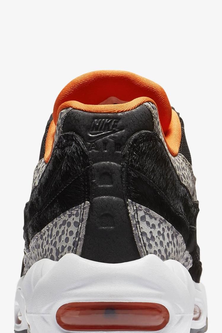 Nike Air Max 95 Safari 'Black & Granite & Safety Orange' Release Date Nike Air Max 95 Safari 'Black & Granite & Safety Orange' Release Date