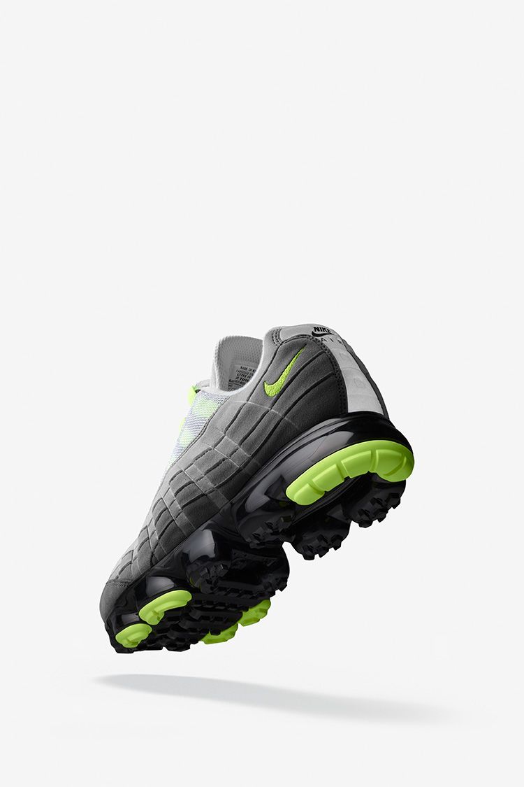 Nike Air Vapormax 95 'Black & Volt & Dark Pewter' Release Date Nike Air Vapormax 95 'Black & Volt & Dark Pewter' Release Date
