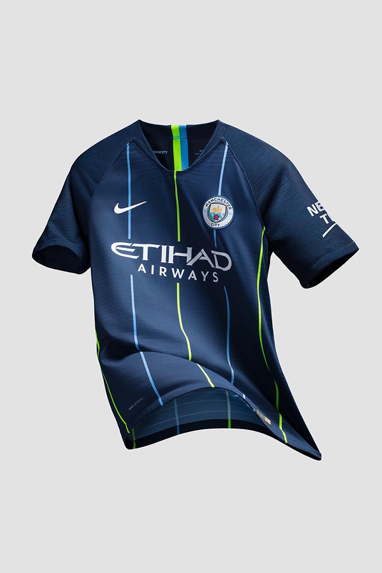 Manchester City 2018/19 Stadium Away Jersey Manchester City 2018/19 Stadium Away Jersey