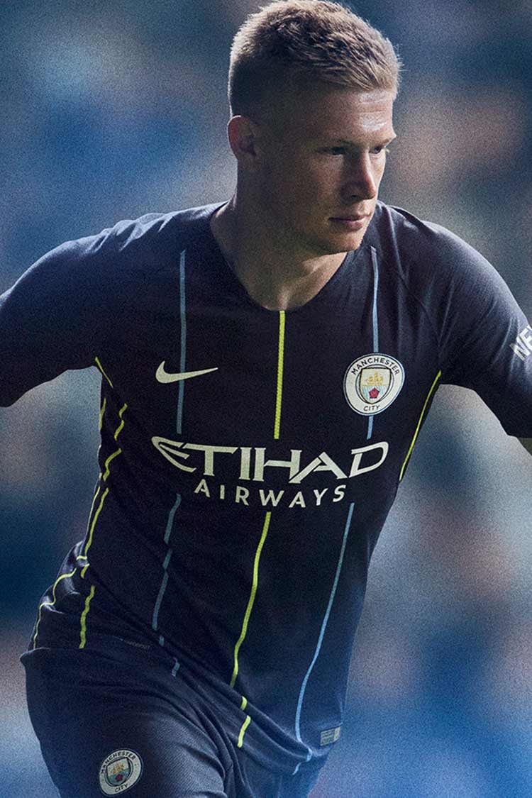 Manchester City 2018/19 Stadium Away Jersey Manchester City 2018/19 Stadium Away Jersey
