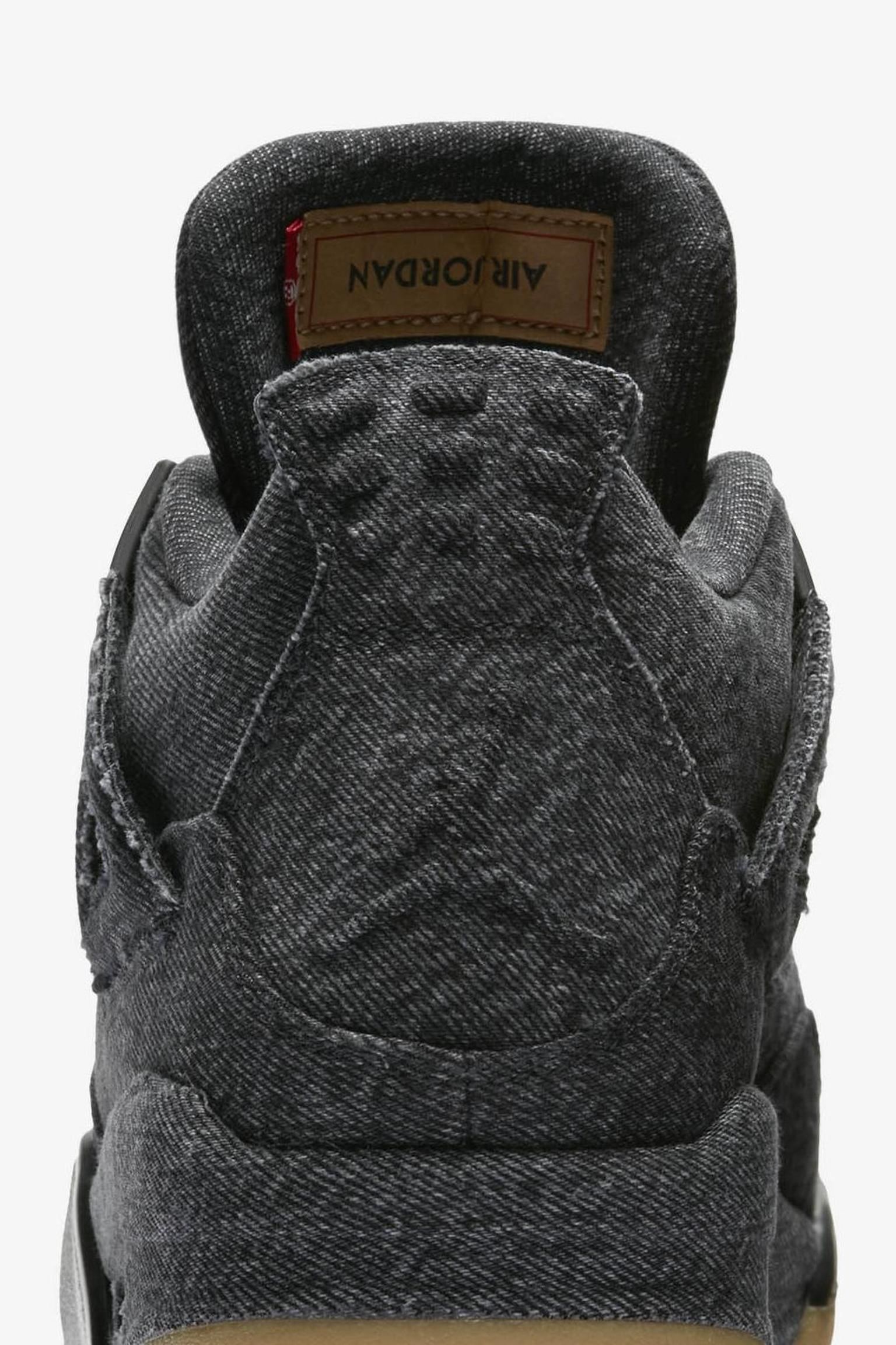 Air Jordan 4 Levis 'Triple Black' Release Date Air Jordan 4 Levis 'Triple Black' Release Date
