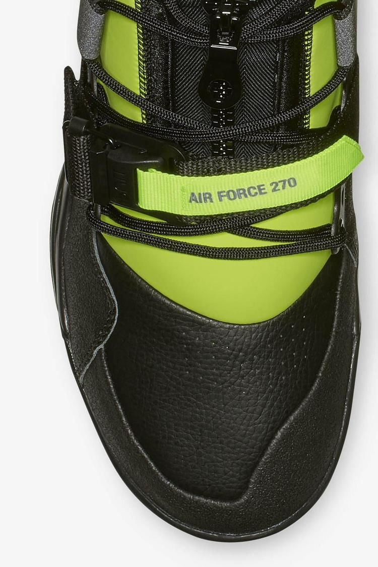 Nike Air Force 270 Utility 'Black & Volt' Release Date Nike Air Force 270 Utility 'Black & Volt' Release Date