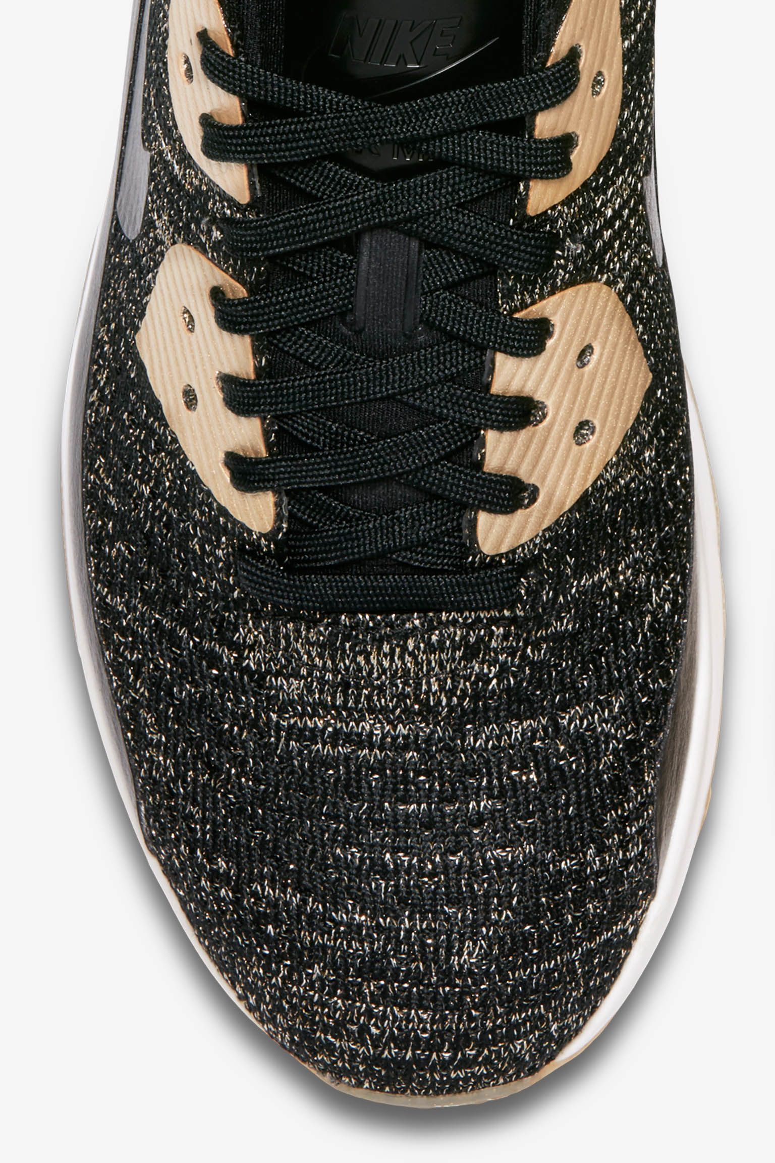 Nike Air Max 90 Ultra 2.0 Flyknit Metallic « Black & Metallic Gold » pour Femme Nike Air Max 90 Ultra 2.0 Flyknit Metallic « Black & Metallic Gold » pour Femme