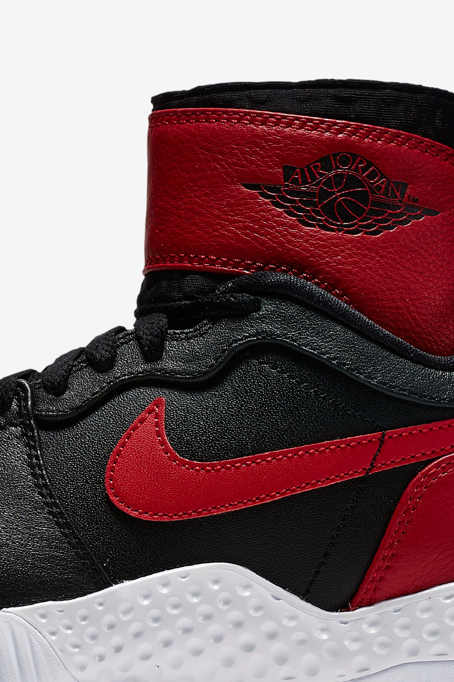 NikeCourt Flare AJ1 "Black & Varsity Red" til kvinder NikeCourt Flare AJ1 "Black & Varsity Red" til kvinder