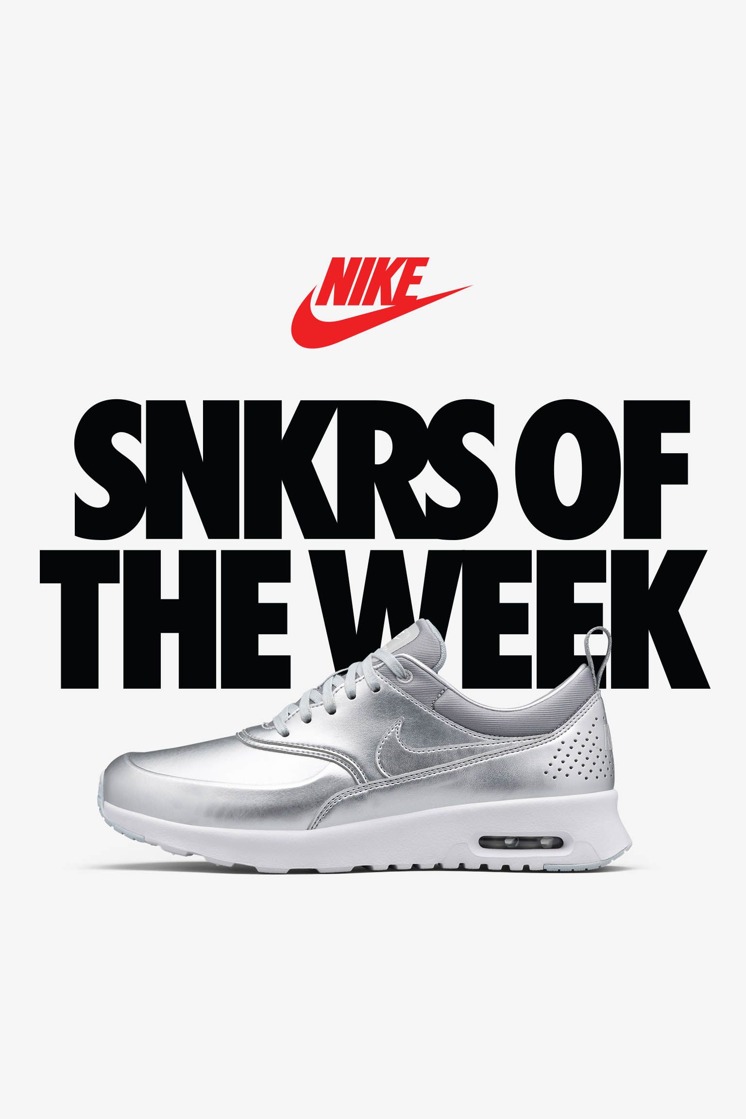 Women's Nike Air Max Thea 'Metallic Silver' Women's Nike Air Max Thea 'Metallic Silver'