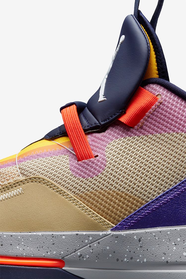 Air Jordan 33 'Desert Ore & Black & Dark Concord' Release Date Air Jordan 33 'Desert Ore & Black & Dark Concord' Release Date