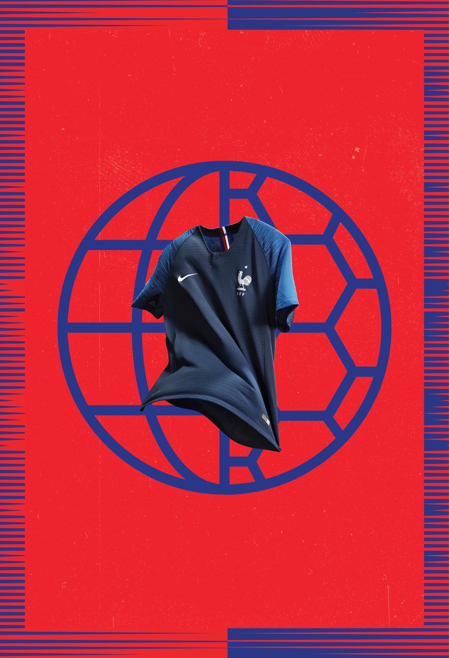 2018 France Stadium Home Kit 2018 France Stadium Home Kit