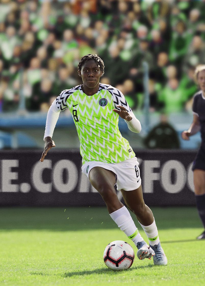 Nigeria Women’s Football Federation 2019 Stadium Home Jersey Nigeria Women’s Football Federation 2019 Stadium Home Jersey