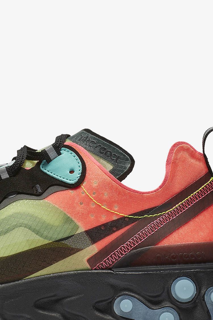 Nike React Element 87 'Volt & Racer Pink & Aurora' Release Date Nike React Element 87 'Volt & Racer Pink & Aurora' Release Date