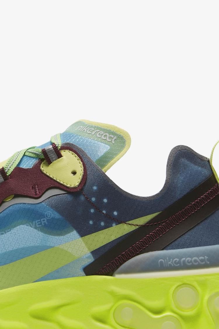Nike React Element 87 Undercover 'Lakeside & Electric Yellow' Release Date Nike React Element 87 Undercover 'Lakeside & Electric Yellow' Release Date