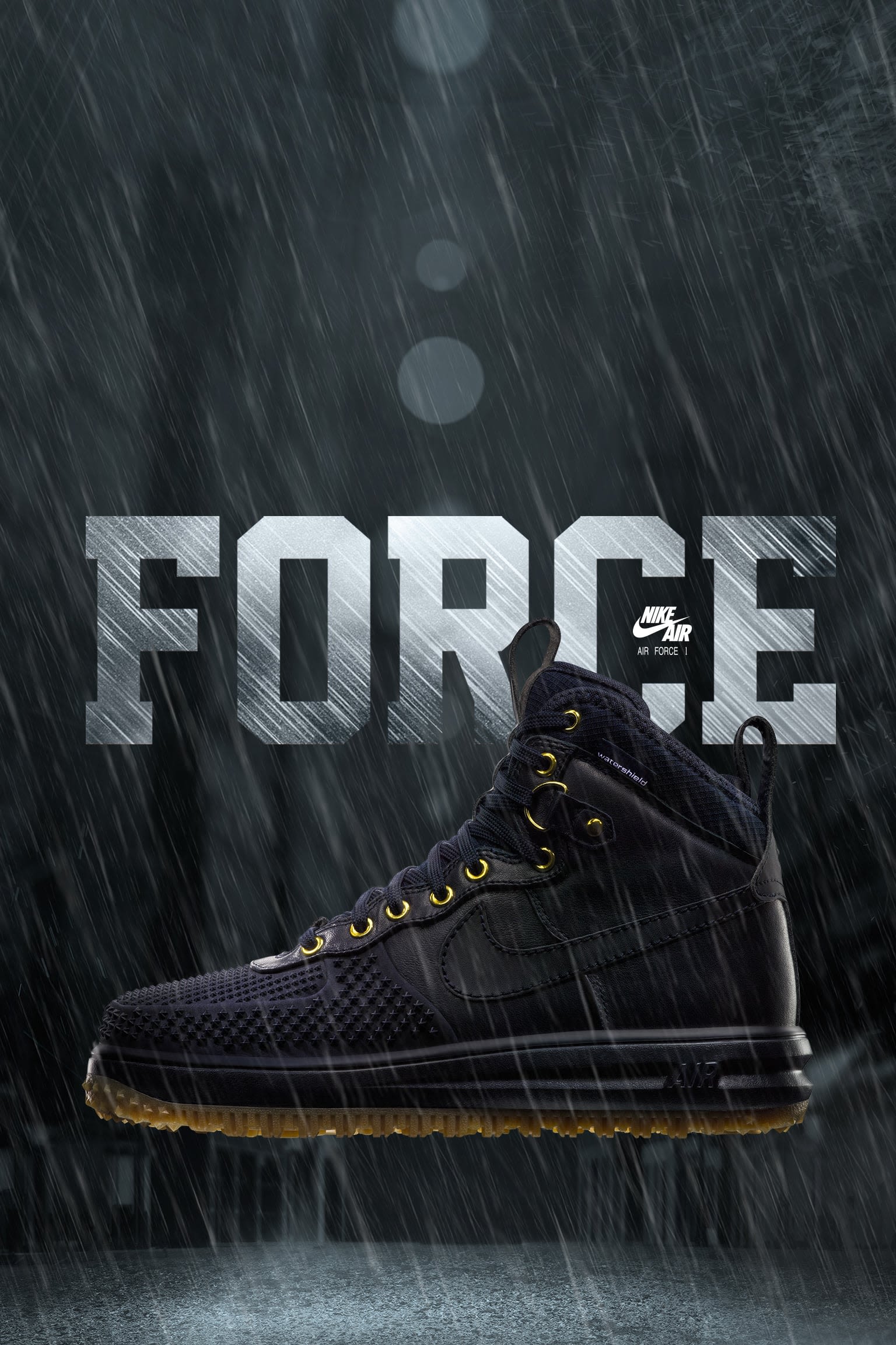 Nike Lunar Force 1 Duckboot 'Dark Obsidian' Nike Lunar Force 1 Duckboot 'Dark Obsidian'