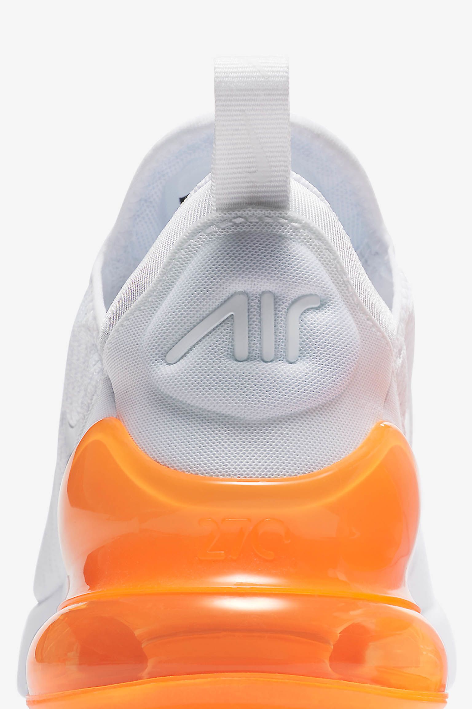 Nike Air Max 270 White Pack 'Total Orange' Release Date. Nike⁠+ Launch GB