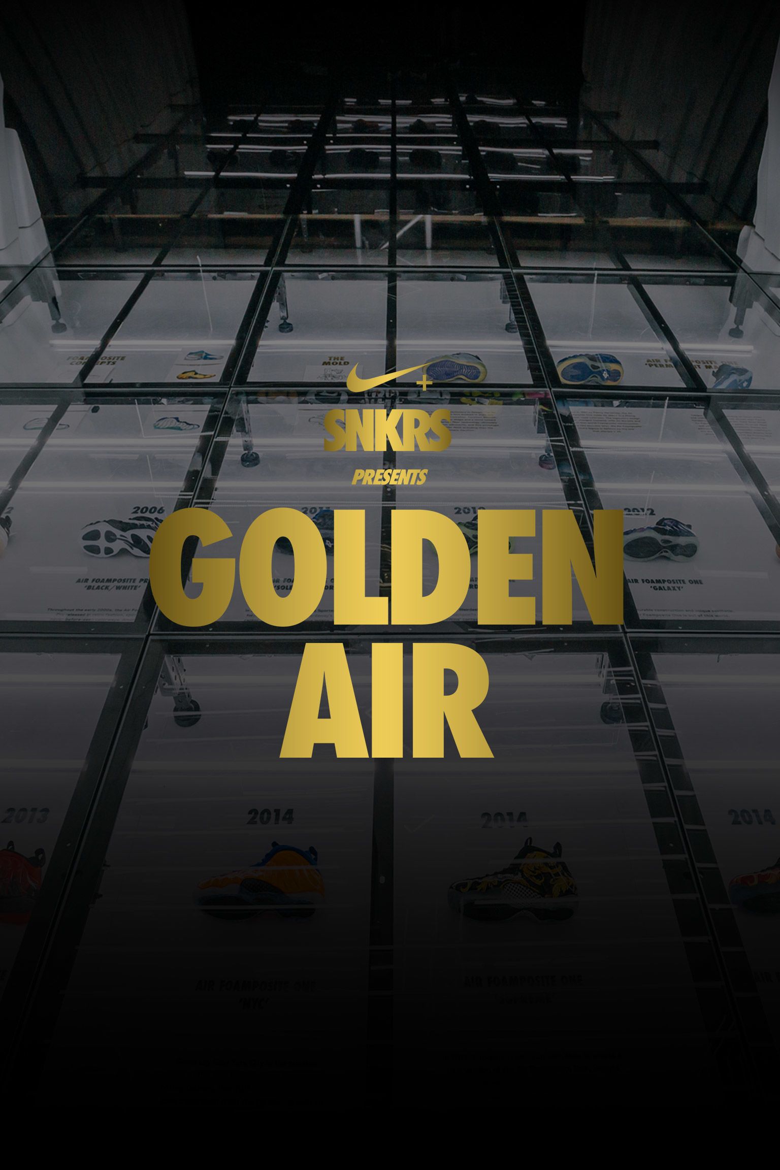 Golden Air: A Celebration of Foamposite Golden Air: A Celebration of Foamposite
