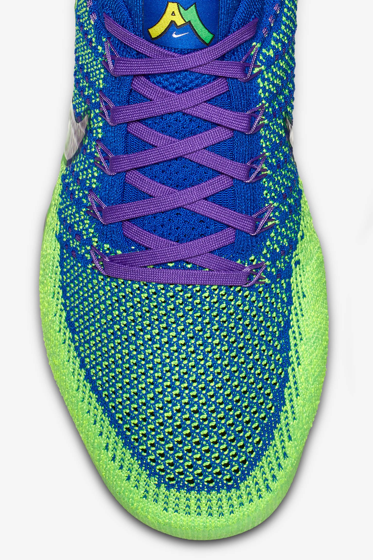green and blue vapor max