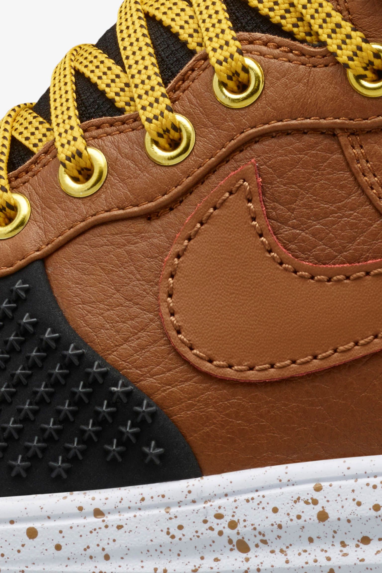 Nike Lunar Force 1 Duckboot 'Black & Light British Tan' Nike Lunar Force 1 Duckboot 'Black & Light British Tan'