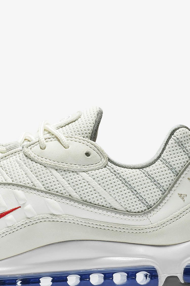 Nike Air Max 98 'Summit White & University Red & Racer Blue' Release Date Nike Air Max 98 'Summit White & University Red & Racer Blue' Release Date