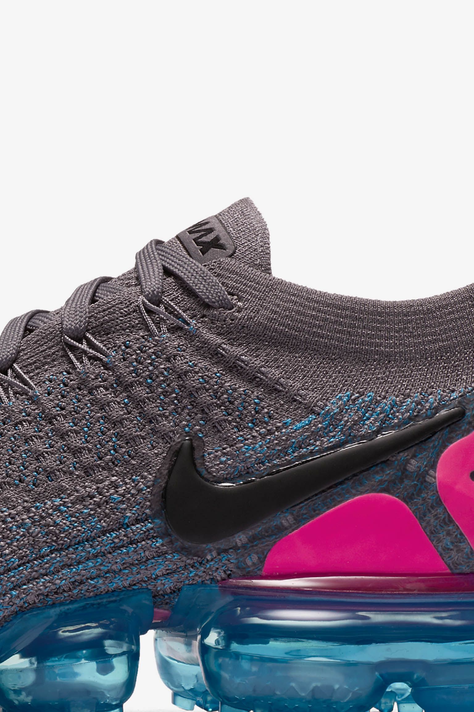Nike Air Vapormax 2 'Gunsmoke & Blue Orbit & Pink Blast' 发布日期 Nike Air Vapormax 2 'Gunsmoke & Blue Orbit & Pink Blast' 发布日期