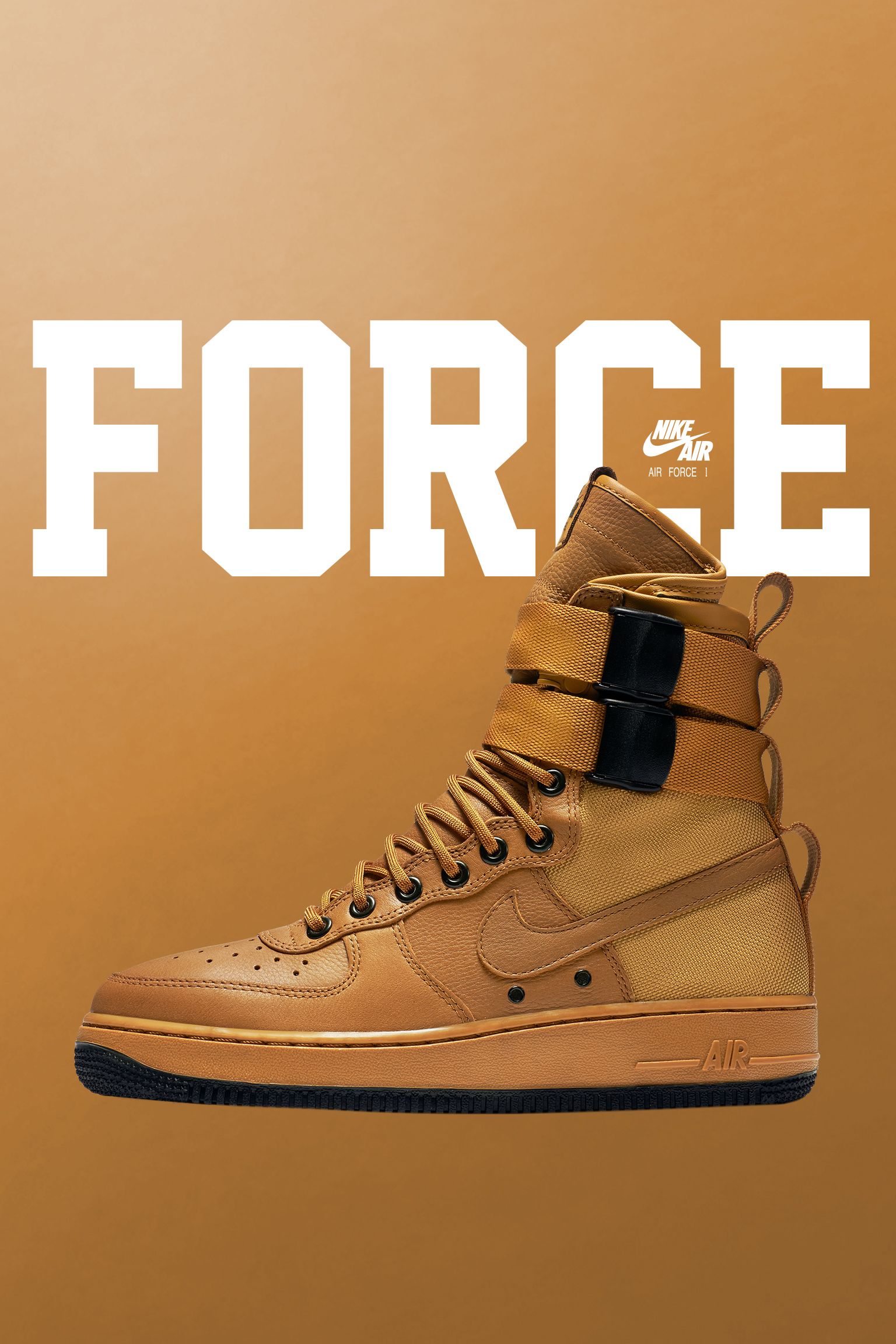 Women's Nike SF AF-1 'Desert Ochre & Black' Women's Nike SF AF-1 'Desert Ochre & Black'