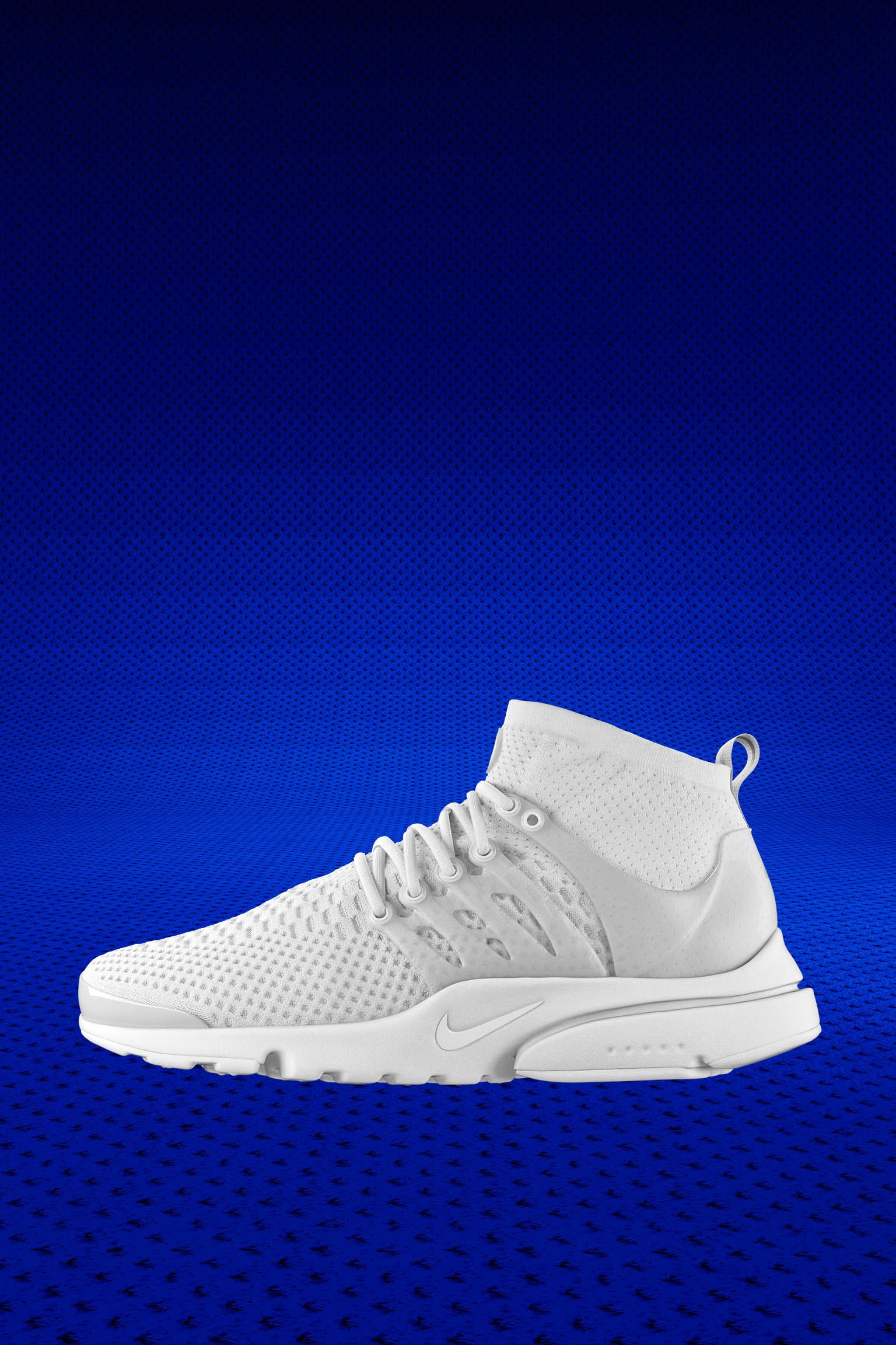 air presto flyknit ultra triple white