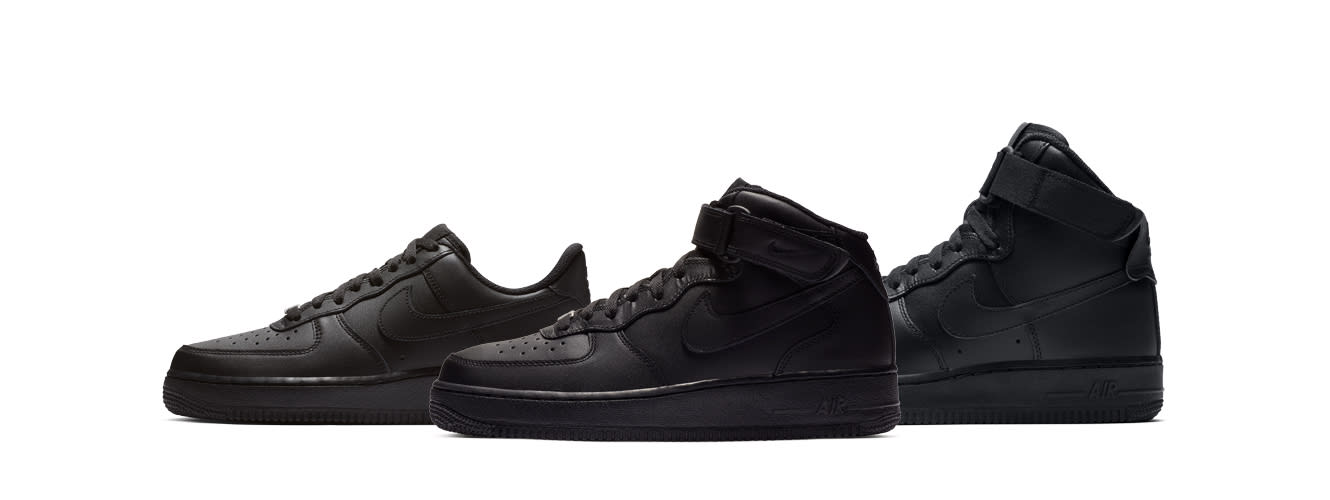 nike air force one mujer negras