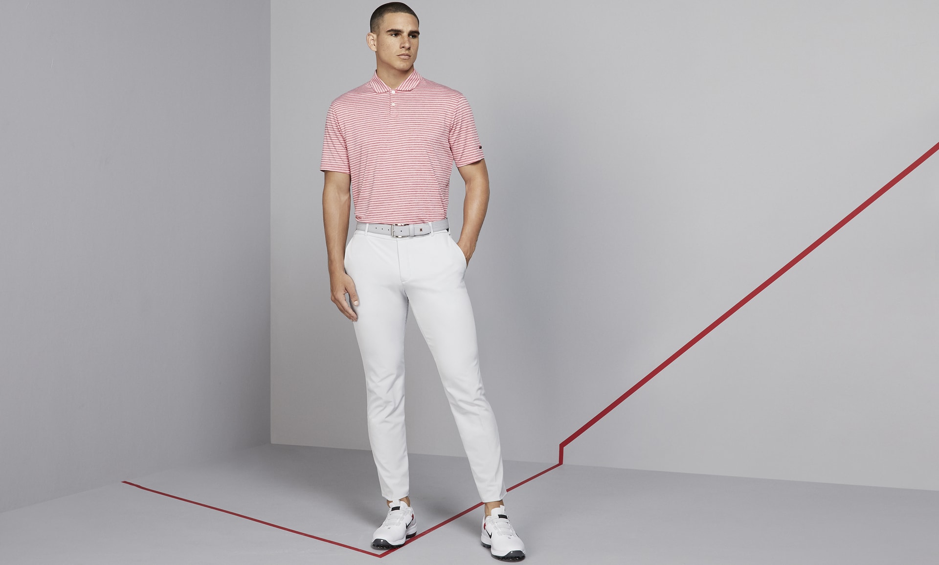 nike tiger woods vapor stripe polo