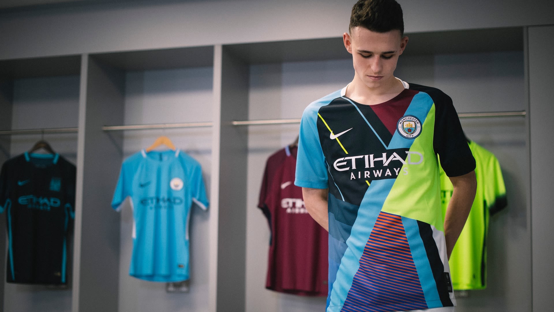 NIKE Manchester City マッシュアップ ジャージ　エラータグ