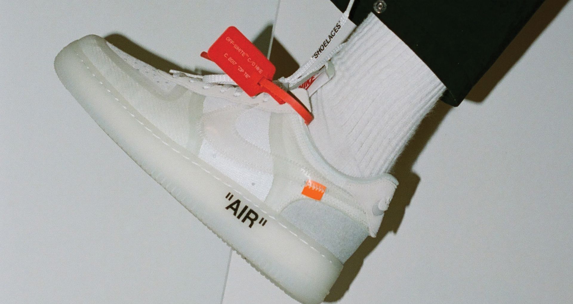 nike air force x off white gialle