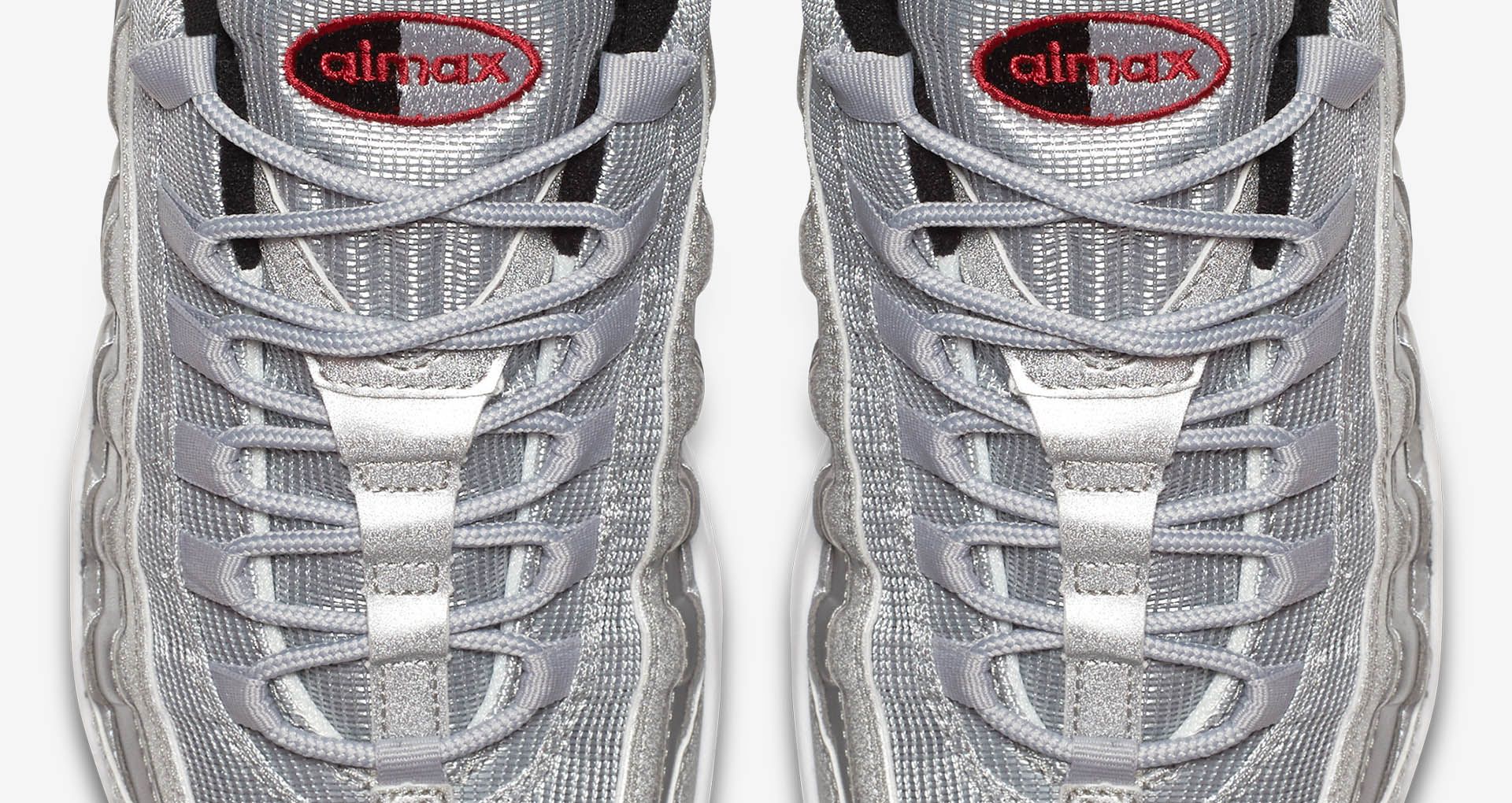 Nike Air Max 95 Premium 'Metallic Silver'. Nike SNKRS Look for Nike WMNS Air Max 95 Premium QS “Silver Bullet