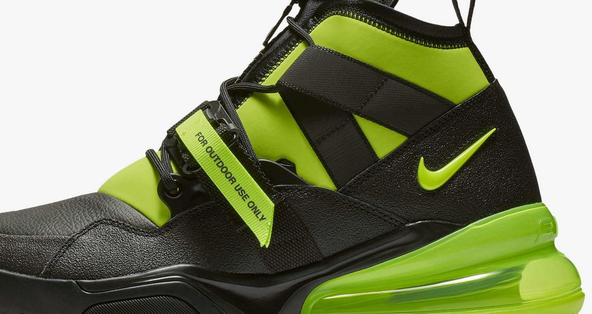Nike Air Force 270 Utility 'Black & Volt' Release Date. Nike Nike Air Force 270 Utility 'Black & Volt' Release Date. Nike