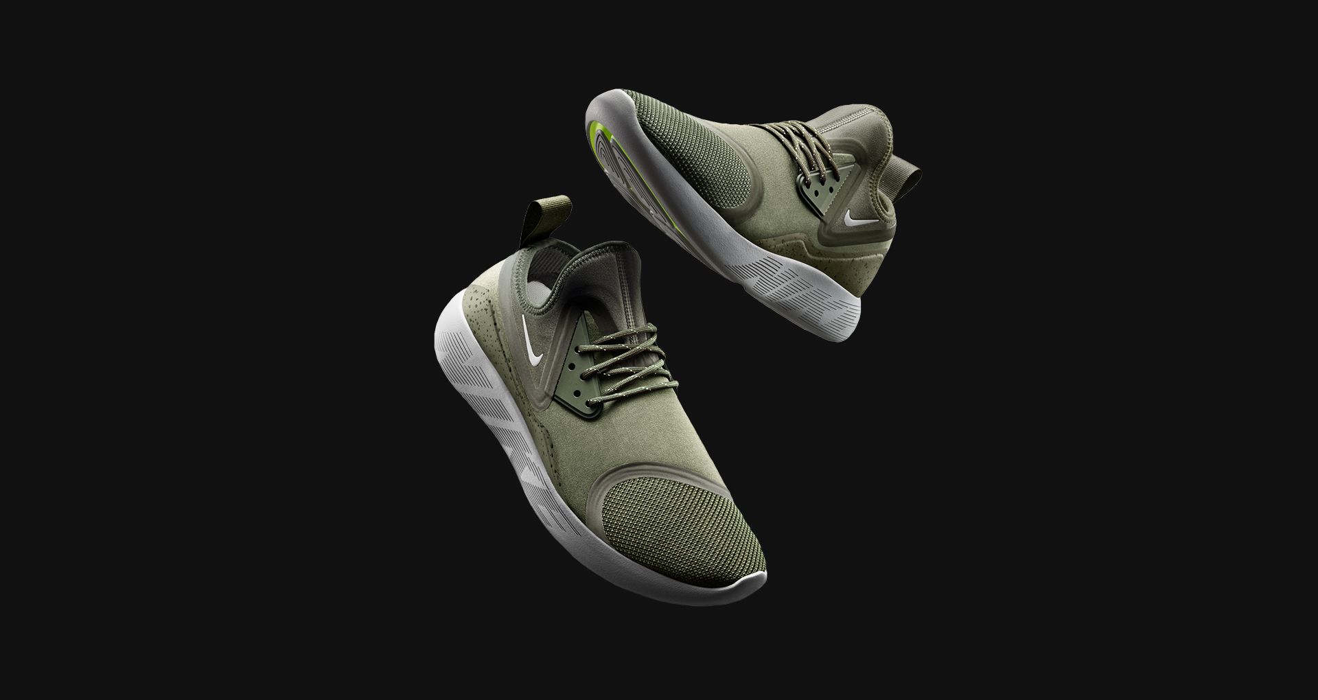 nike flyknit lunarepic olive