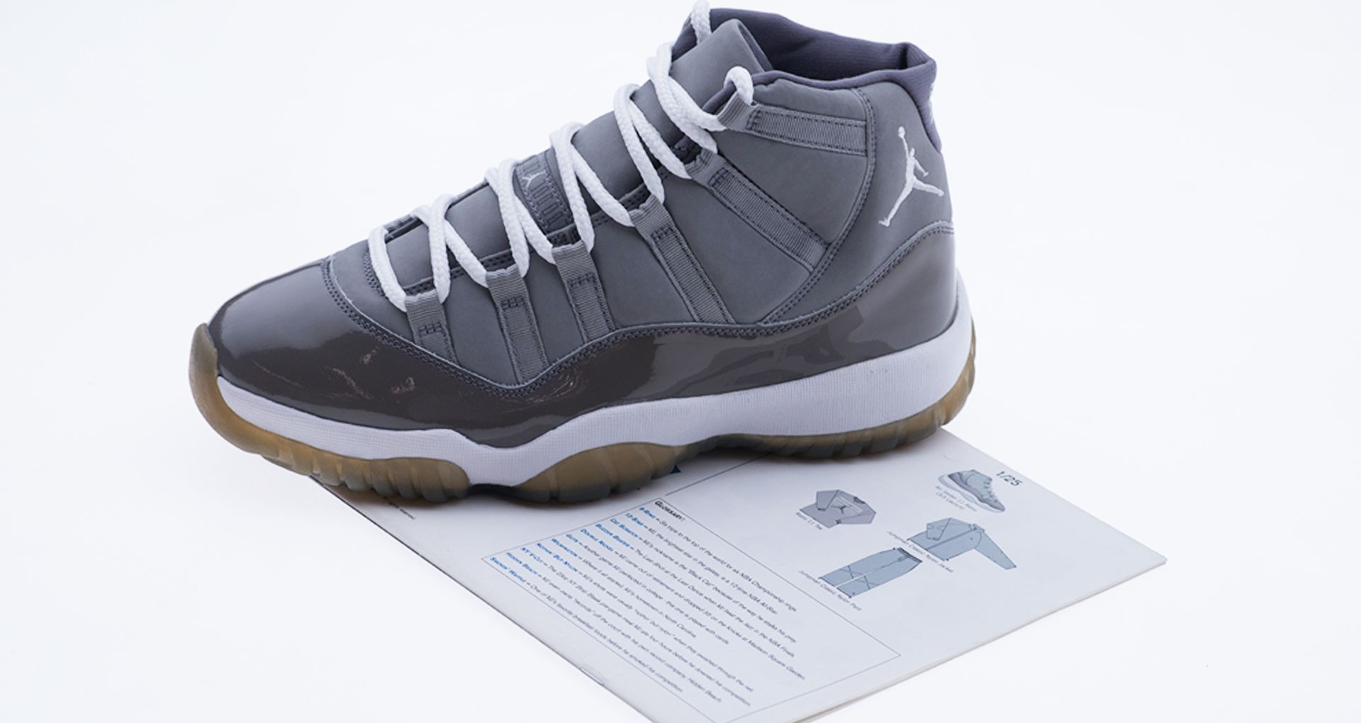 Nike Air Jordan 11 Low Grijs